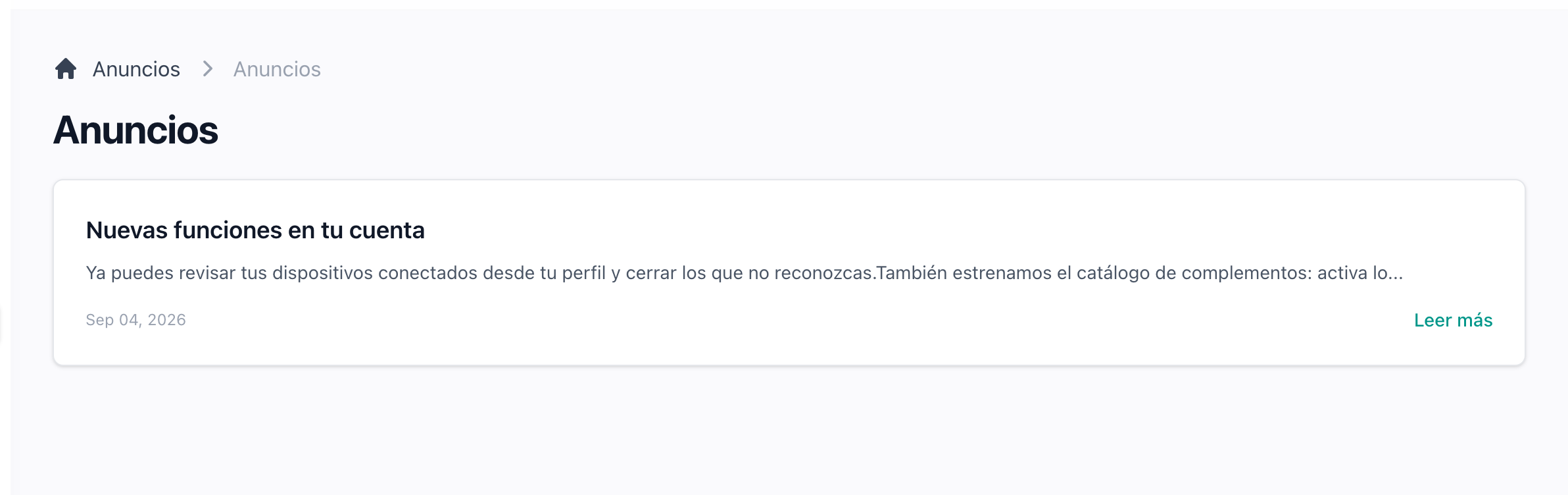 Anuncia algo a todos a la vez