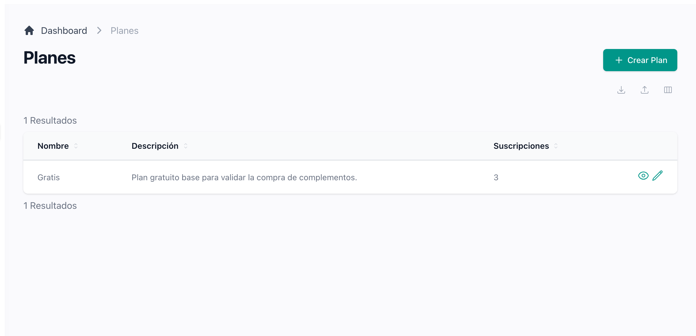 Edita tus planes en el panel de administración y Stripe se sincroniza